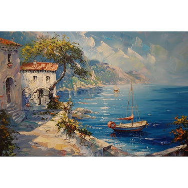 Mediterranean Sea Acrylic Canvas